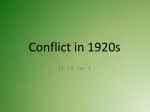 The Roaring Twenties: Prohibition, Religion, Evolution, Race - slide 1