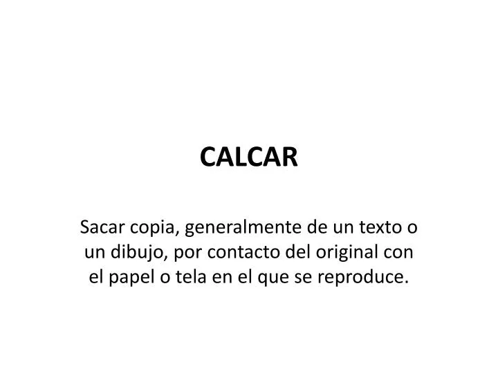 calcar