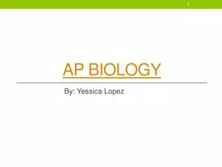 Ap Biology