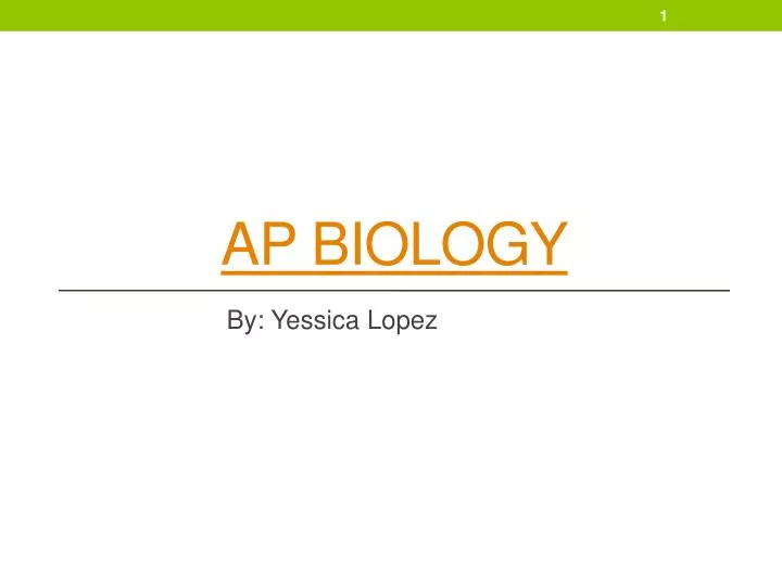 ap biology