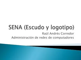 sena escudo y logotipo