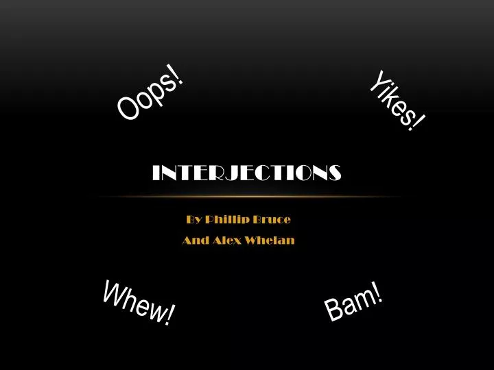interjections