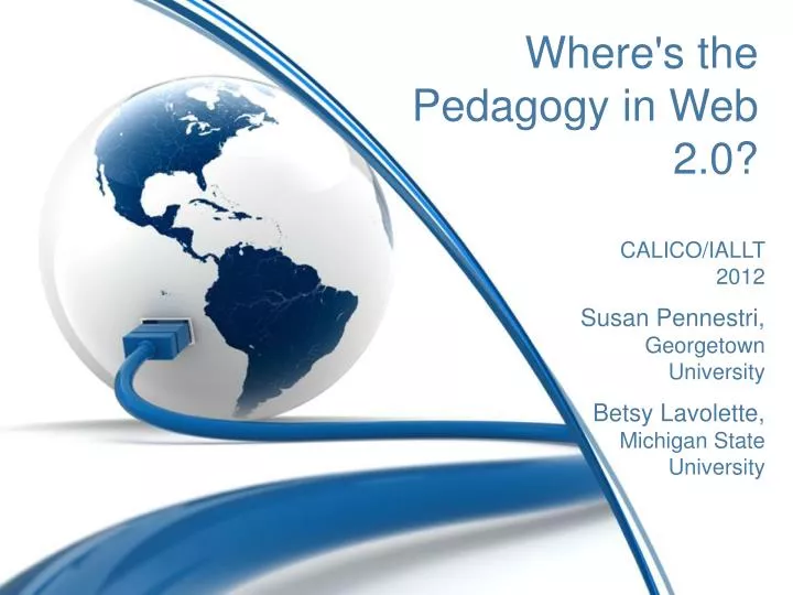 where s the pedagogy in web 2 0