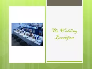 The Wedding Breakfast