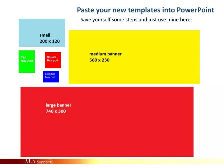 paste your new templates into powerpoint