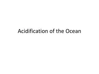 Acidification of the Ocean