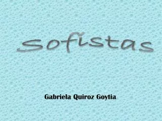 sofistas