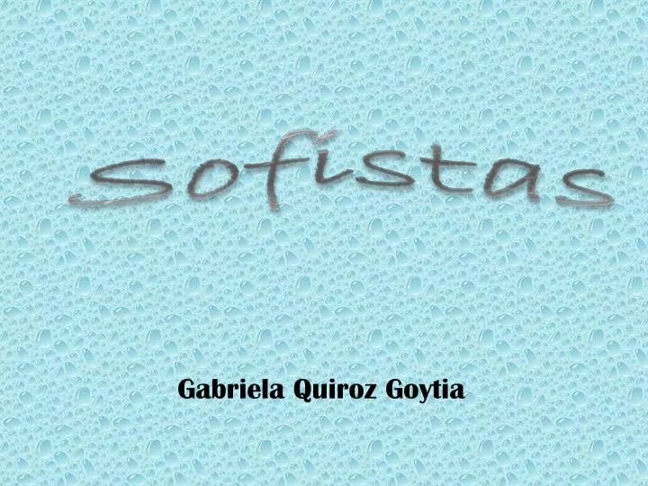 sofistas