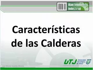 caracter sticas de las calderas