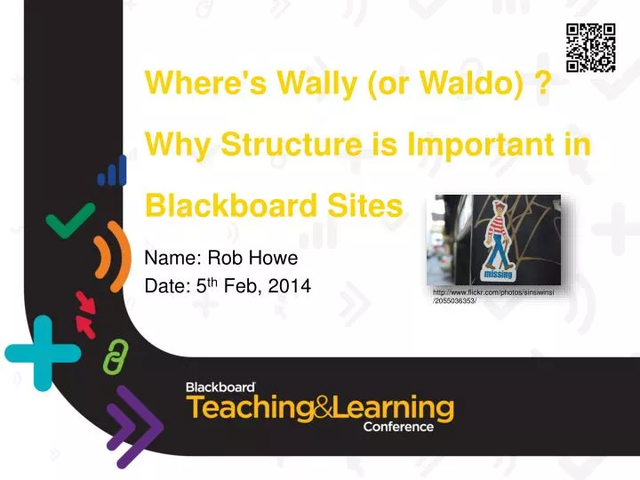 where s wally or waldo why structure is important in blackboard sites