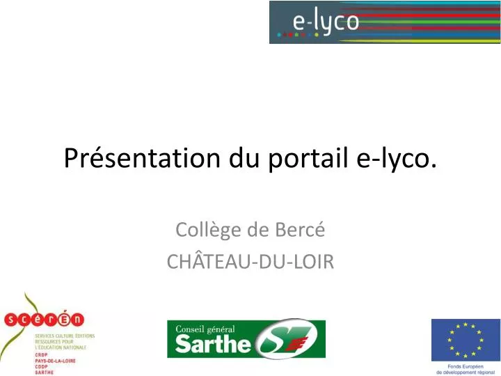 pr sentation du portail e lyco