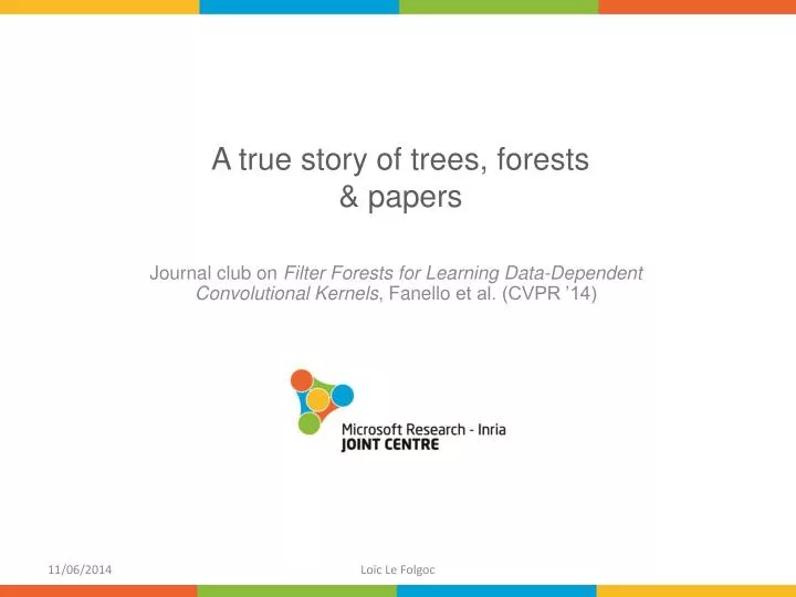 a true story of trees forests papers