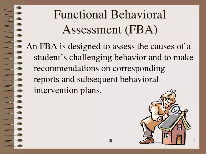 functional behavioral assessment fba