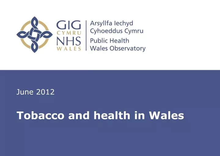 tobacco and health in wales