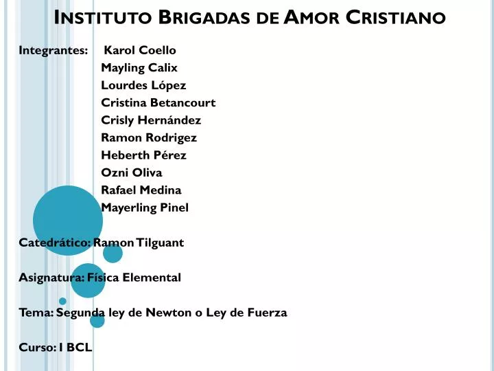 instituto brigadas de amor cristiano