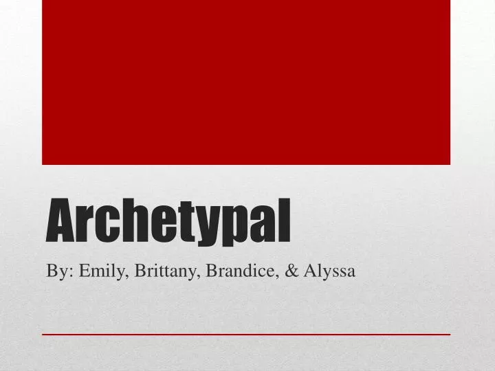archetypal