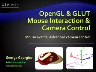 OpenGL &amp; GLUT Mouse Interaction &amp; Camera Control