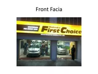 front facia