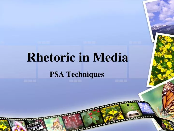 rhetoric in media