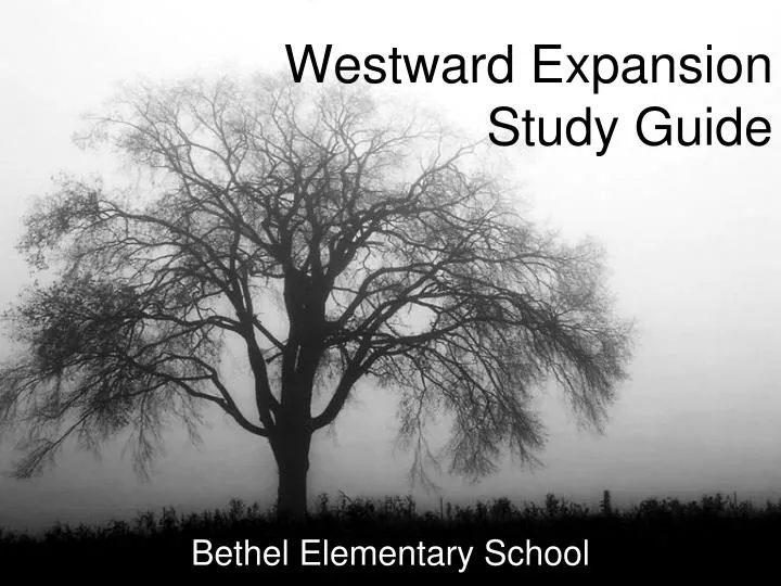westward expansion study guide