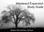 Westward Expansion Study Guide