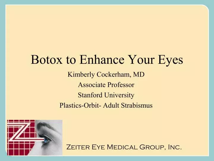 botox to enhance your eyes