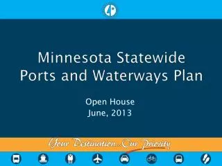 Minnesota Statewide Ports and Waterways Plan