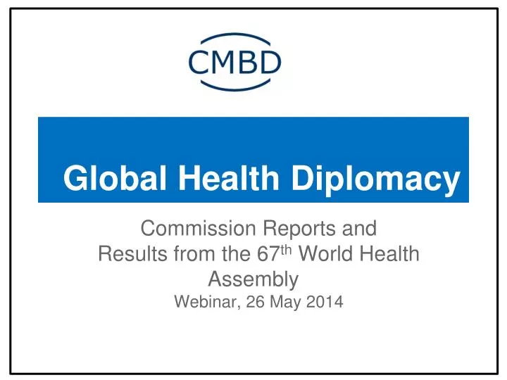 global health diplomacy