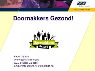 Doornakkers Gezond!