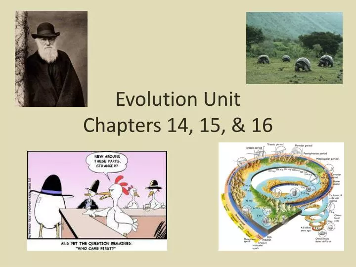 evolution unit chapters 14 15 16