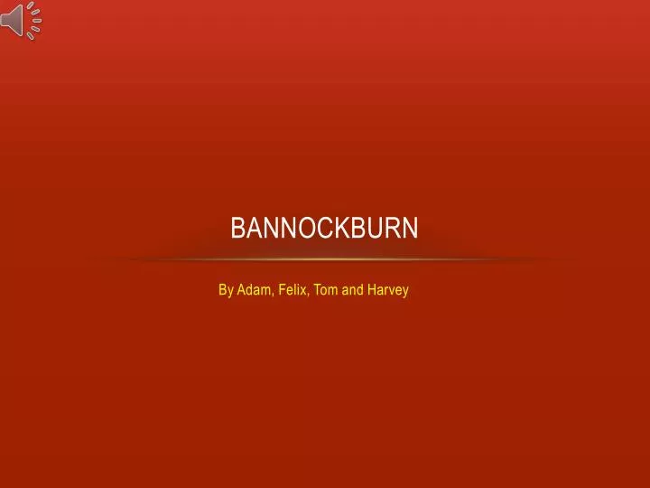 bannockburn