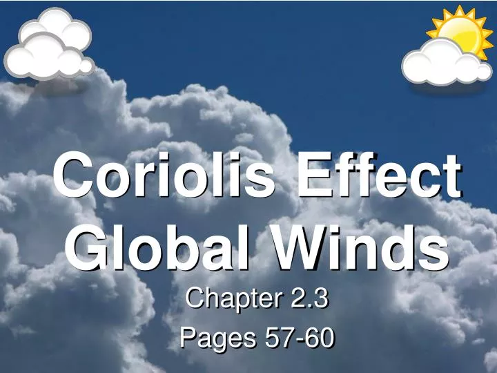 coriolis effect global winds