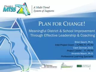 Plan for Change!