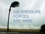 AIR PRESSURE FORCES AND WIND - slide 1
