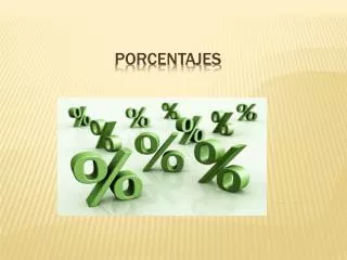 porcentajes