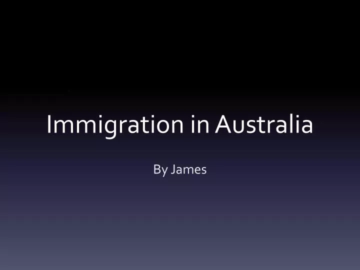 immigration in australia