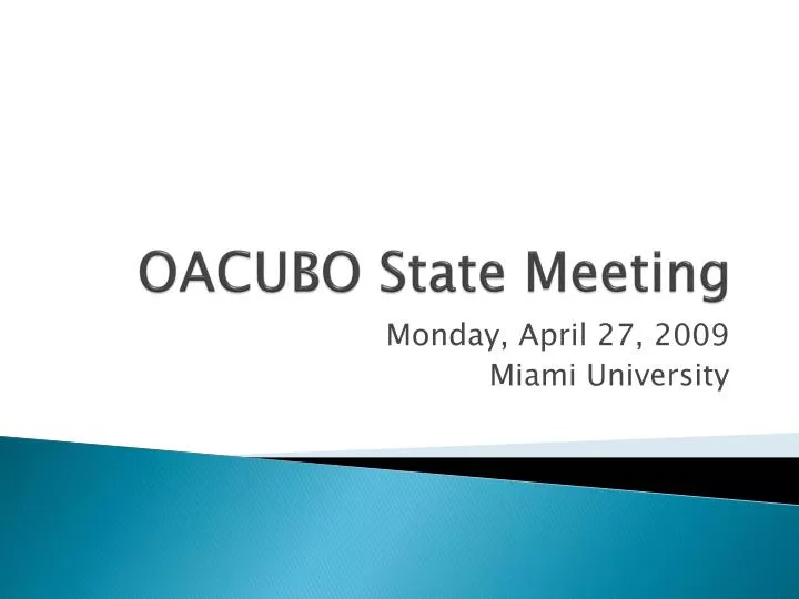 oacubo state meeting