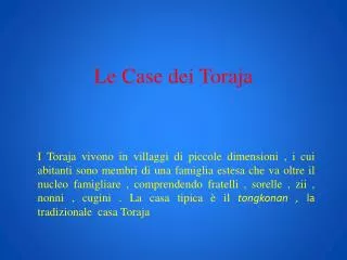 le case dei toraja