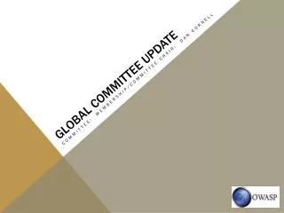 Global committee update