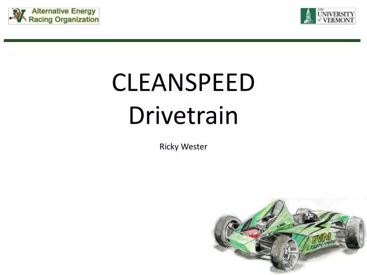 cleanspeed drivetrain