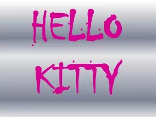 hello kitty