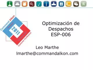 optimizaci n de despachos esp 006
