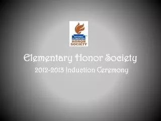 Elementary Honor Society