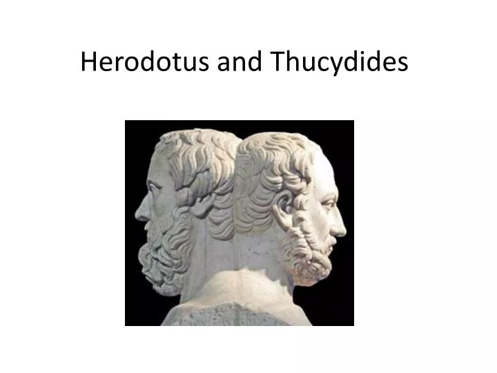 herodotus and thucydides