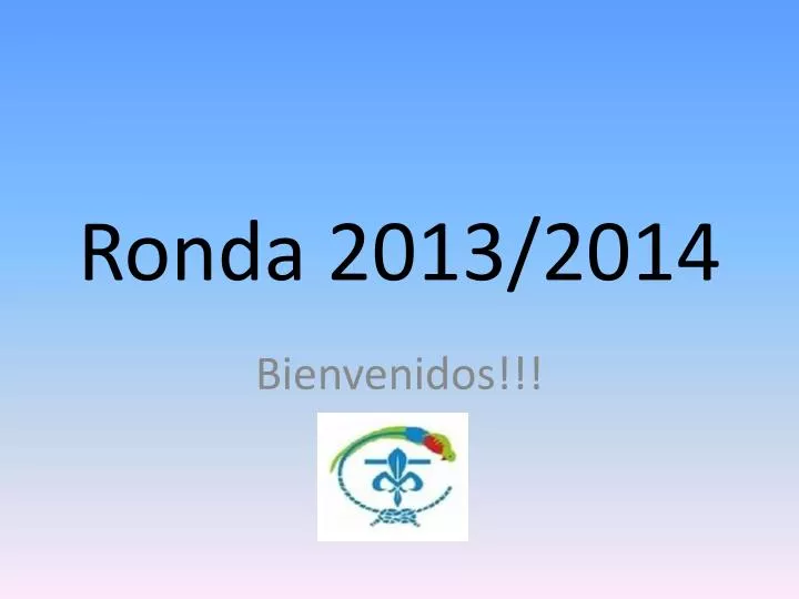 ronda 2013 2014