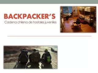 backpacker s