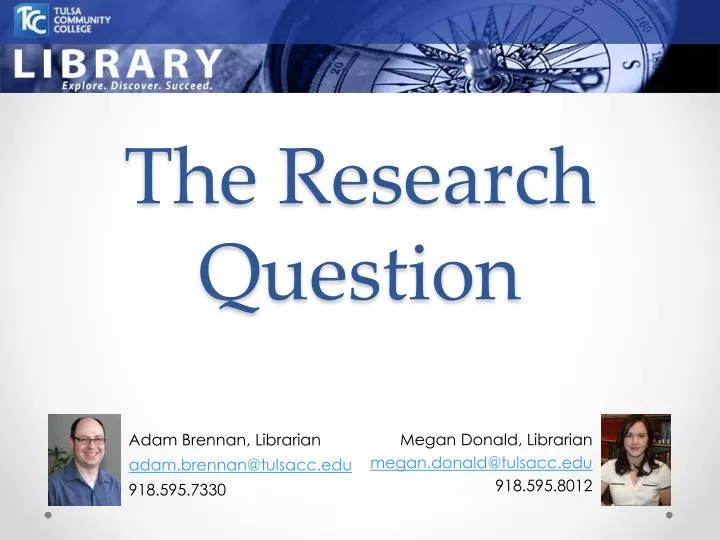 the research question