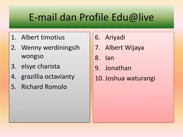e mail dan profile edu@live