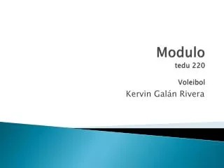 modulo tedu 220 voleibol