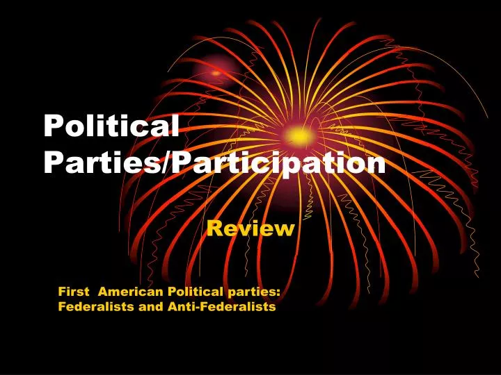 political parties participation
